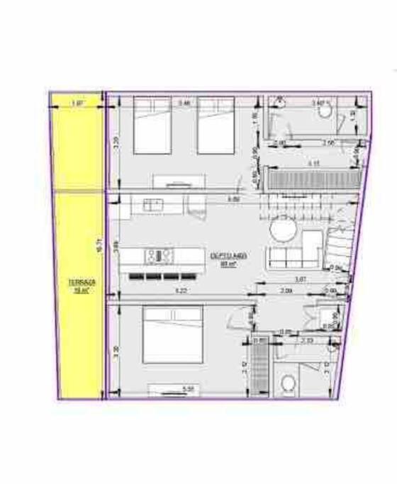 פלאייה דל כרמן 1 Block To The Beach 2Br 6Pax Rooftop Pool King Bed מראה חיצוני תמונה