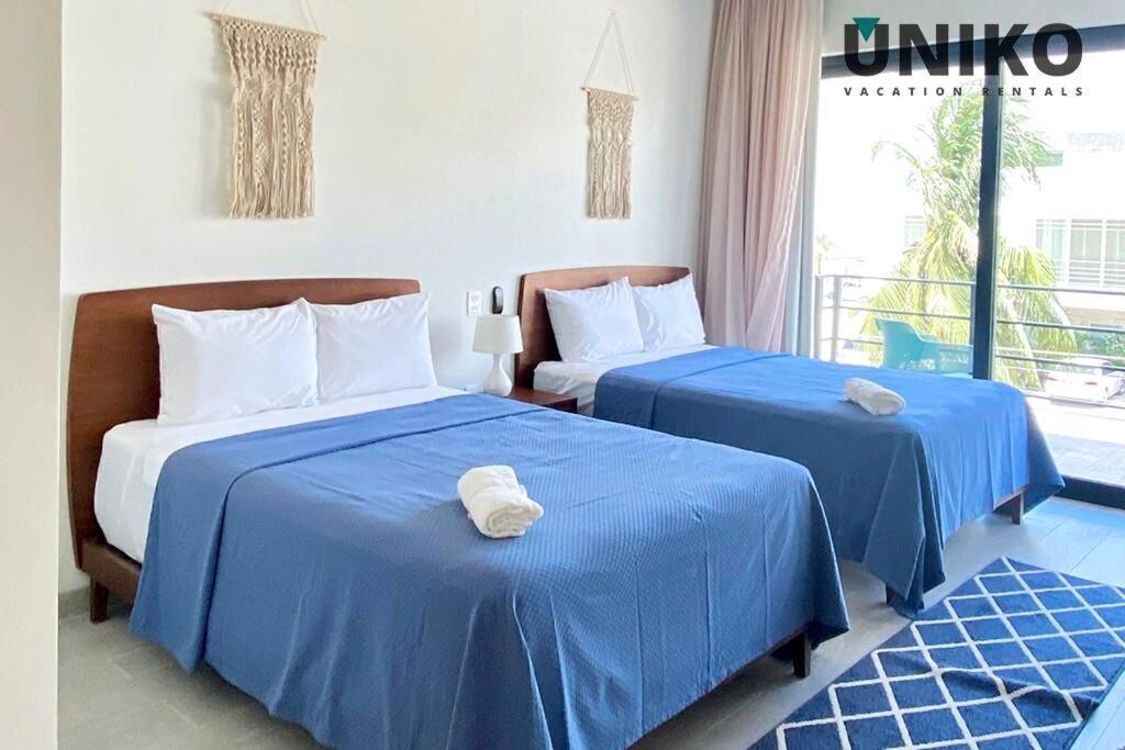 פלאייה דל כרמן 1 Block To The Beach 2Br 6Pax Rooftop Pool King Bed מראה חיצוני תמונה