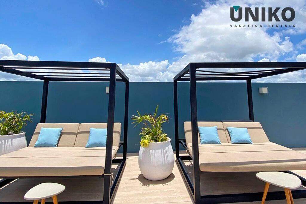פלאייה דל כרמן 1 Block To The Beach 2Br 6Pax Rooftop Pool King Bed מראה חיצוני תמונה