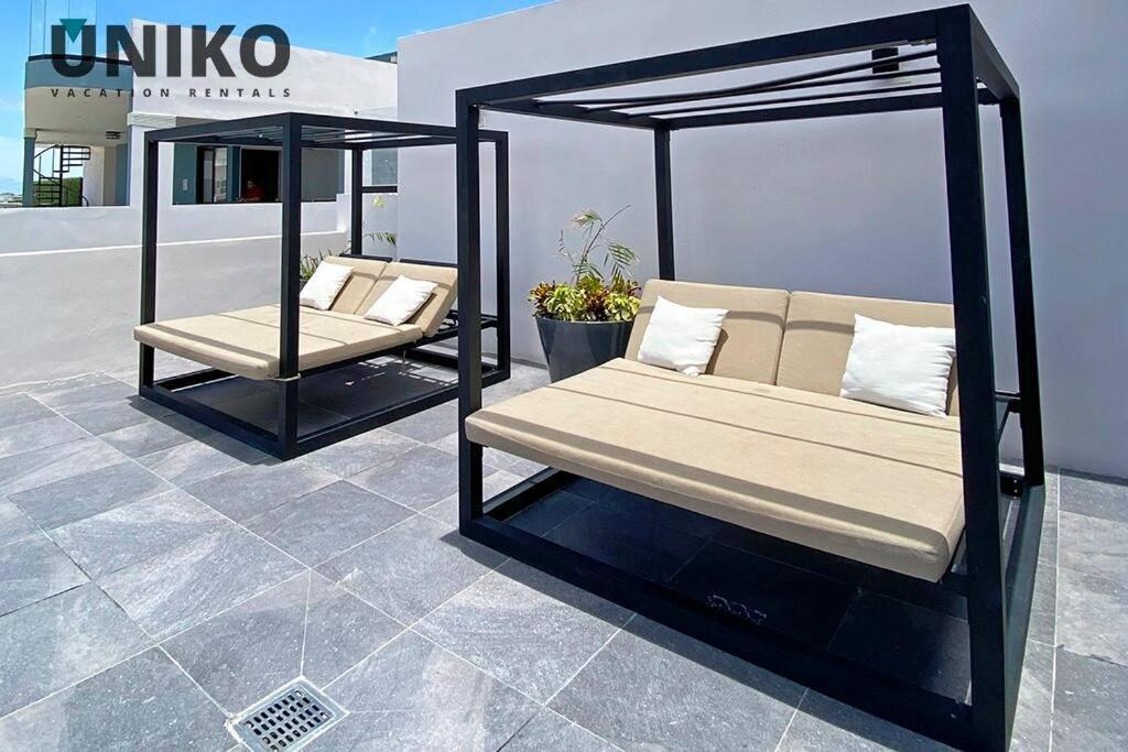 פלאייה דל כרמן 1 Block To The Beach 2Br 6Pax Rooftop Pool King Bed מראה חיצוני תמונה