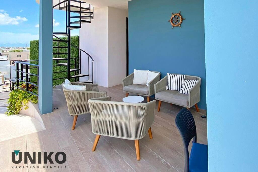 פלאייה דל כרמן 1 Block To The Beach 2Br 6Pax Rooftop Pool King Bed מראה חיצוני תמונה